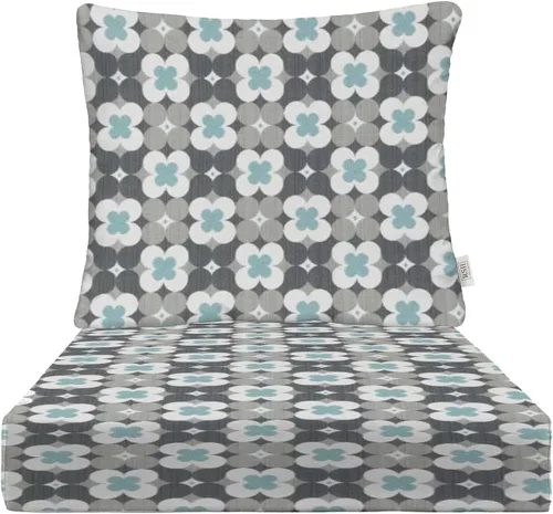Miniatura 19 de RSH DECOR: Sunbrella - Cojín de asiento profundo con respaldo de almohada, asiento de 23 x 24 x 5 pulgadas, tela de rendimiento resistente al agua