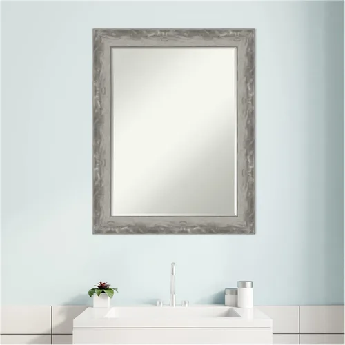 Miniatura 9 de Amanti Art Espejo de baño de bronce para sobre el fregadero, espejo rectangular de bronce Vogue de 31 x 25 pulgadas, marco tradicional medio, se