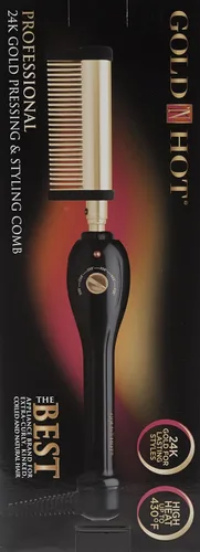 Miniatura 5 de Gold N Hot - Peine de peinado profesional con Mtr (regulador multitemperatura) 200F - 430F