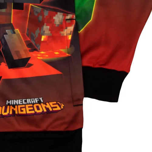 Miniatura 6 de Minecraft Sudadera con capucha sublimada de manga larga para niños y adolescentes