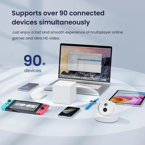 Miniatura 3 de Sistema de WiFi de malla Tenda Nova MW6 - Cubre hasta 2400 pies cuadrados - Sistema de WiFi de malla AC1200 para toda la casa - Red de malla Gigabit