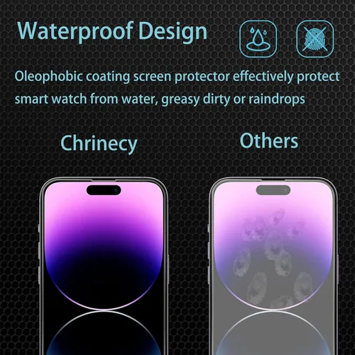 Miniatura 6 de Paquete de 2 protectores de pantalla de privacidad para iPhone 8 Plus/iPhone 7 Plus, película de vidrio templado, dureza 9H, arañazos, claridad HD