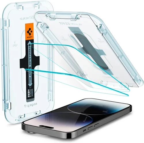 Miniatura 16 de Spigen AluminaCore - Protector de pantalla de vidrio templado [Glas.tR EZ Fit] diseñado para iPhone Air [Paquete de 2], dureza 9H+, durabilidad