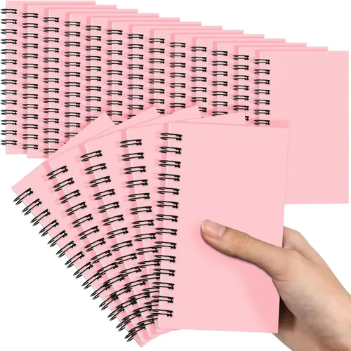 Miniatura 30 de Jutom 18 piezas de pequeños cuadernos en espiral, blocs de notas 3x5 a granel, pequeños cuadernos de bolsillo, mini blocs de notas con páginas