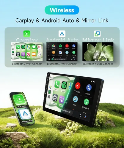 Miniatura 3 de Radio de coche de 8 núcleos 6G+128G para Toyota RAV4 2007-2011, estéreo de coche Rimoody Android con Carplay inalámbrico, Android Auto, Mirror Link