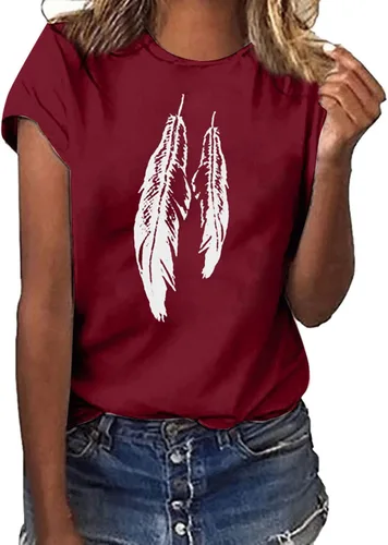 Miniatura 85 de Camiseta con estampado de animales para mujer, camiseta de libélula divertida, linda camiseta de manga corta, blusa de primavera 2023, camisas