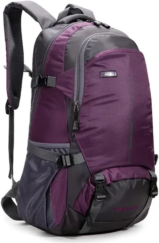 Miniatura 8 de Mochila de senderismo 45L Impermeable Mochila Deporte al aire libre Daypack para Escalada Montañismo Pesca Viajes Ciclismo Negro