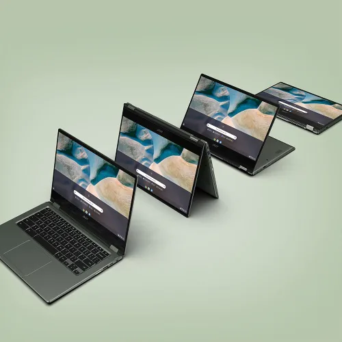 Miniatura 8 de Laptop Acer Chromebook Spin 514 CP514-1H-R0VX AMD Ryzen 3 3250C Pantalla táctil FHD IPS de 14" 8GB DDR4 64GB eMMC Wi-Fi 5 Cámara web HD