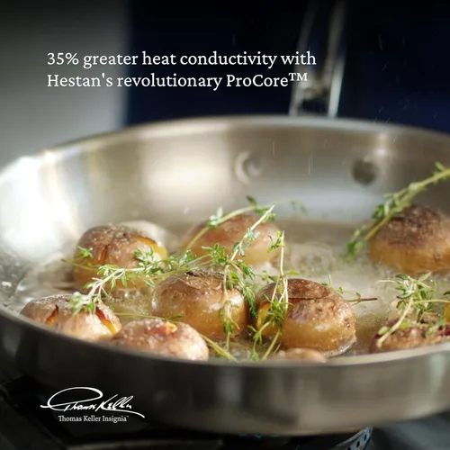 Miniatura 3 de Thomas Keller Insignia by Hestan - Juego de utensilios de cocina de acero inoxidable de 7 piezas, compatible con placa de inducción