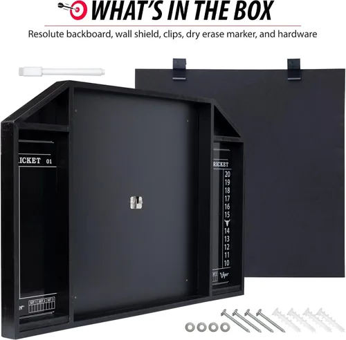 Miniatura 3 de Viper by GLD Products Resolute - Tablero de dardos, negro