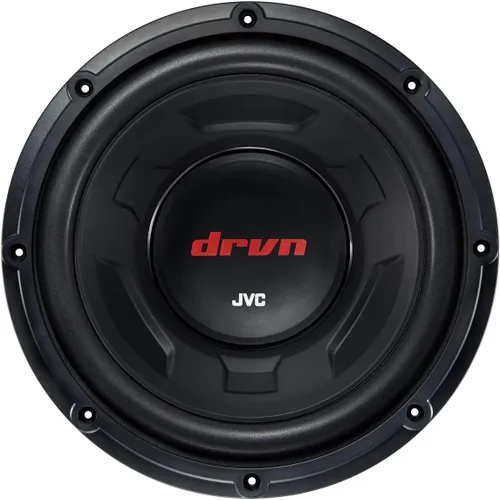Miniatura 8 de JVC CW-DR124/104 DRVN Subwoofer de audio para automóvil de 4 ohmios y 350 vatios, individual (negro) con punzón confiable de baja frecuencia