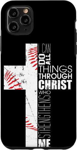 Miniatura 13 de iPhone XR Baseball Phone Cases Teen Boys Coaches Christian Cross Regalos Case