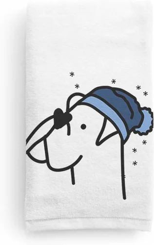 Miniatura 8 de Inkopious Gorro de invierno Airedale Terrier Toalla de mano decorativa - Decoración navideña para el hogar