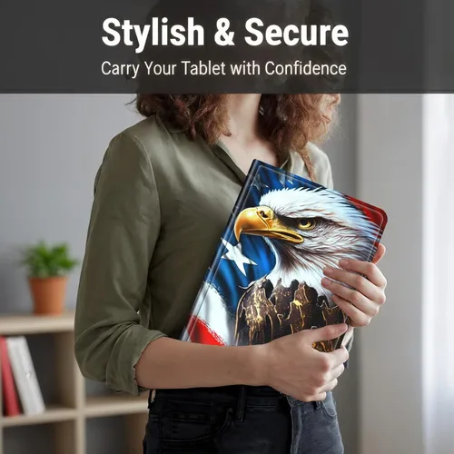 Miniatura 7 de Slim Case for Samsung Galaxy Tab S10 Lite / S10 FE / S9 FE 10.9" & Galaxy Tab S9 11", Multi-Angle Stand PU Leather Smart Folio Cover with Soft TPU