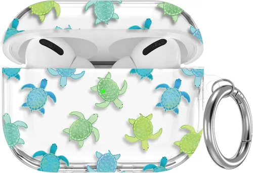 Miniatura 21 de Maxjoy Funda compatible con AirPods Pro, funda con diseño de vaca clara para mujeres y niñas, bonita funda protectora suave con llavero compatible