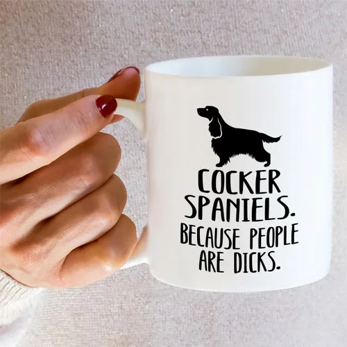 Miniatura 5 de Retreez Taza Graciosa - Amante de Perros Cocker Spaniel Papá Mamá Propietario de Cocker Spaniel Inglés Regalo 11 Oz Taza de Café Cerámica de DOG070