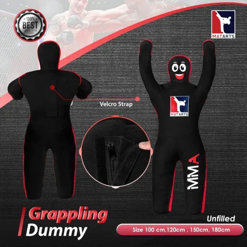 Miniatura 5 de MMA Grappling - Maniquí de boxeo para niños, deportes de combate, jiu, jitsu, judo, karate, taekwondo, compañeros de lucha, maniquíes de boxeo