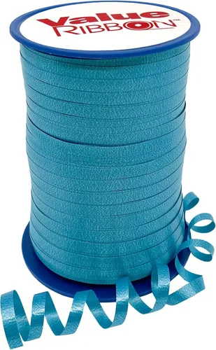Miniatura 7 de Value Ribbon - Cinta rizadora prensada, 3/16 pulgadas x 500 yardas para envoltura de regalos, manualidades, proyectos de arte y decoraciones de Azul