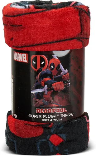 Miniatura 2 de Northwest Deadpool Micro Raschel - Manta de 46 x 60 pulgadas, espadachín