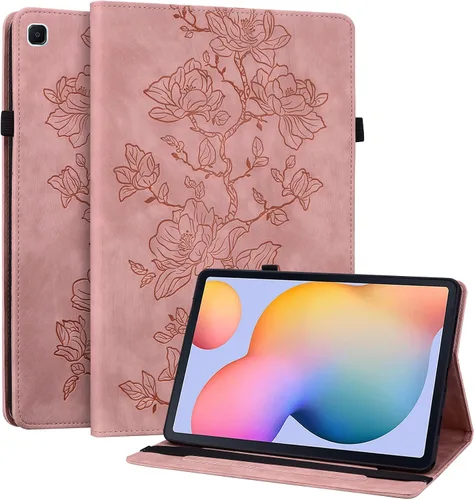 Miniatura 25 de Funda para Samsung Galaxy Tab S5e 10.5 2019 Modelo SM-T720/T725/T727, funda delgada de piel sintética con soporte multiángulo y soporte