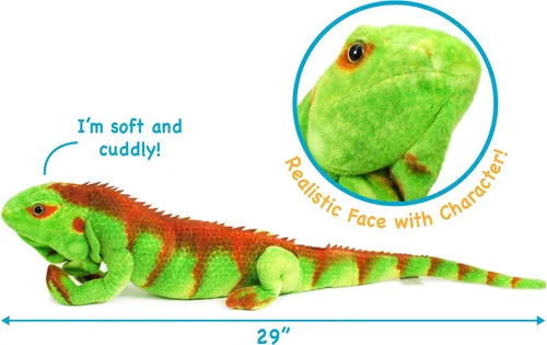 Miniatura 4 de TigerHart Iago The Iguana - Peluche de 29 pulgadas