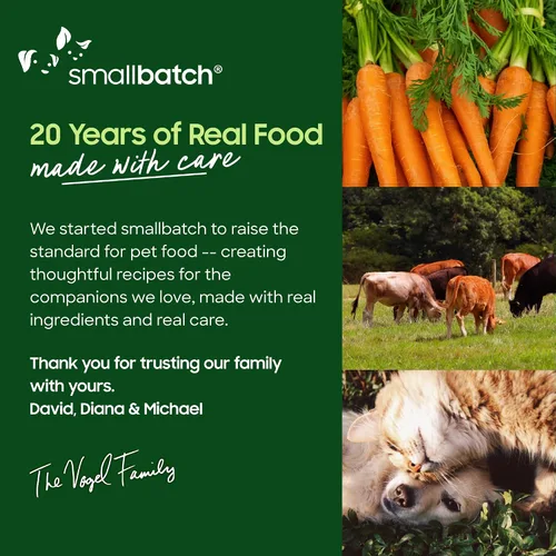 Miniatura 6 de smallbatch Pets - Alimento crudo liofilizado para perros, receta de pavo, 25 onzas, alimento orgánico para perros con alto contenido de proteínas
