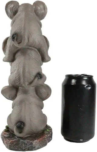 Miniatura 3 de Friends Elephants Totem Statue