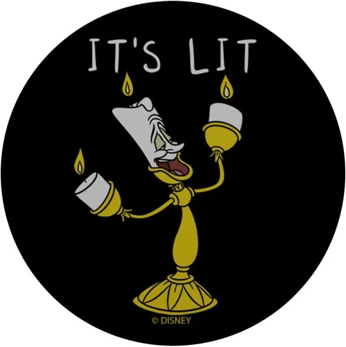 Miniatura 3 de Disney Beauty And The Beast Lumiere It's Lit Portrait - Soporte y agarre para teléfonos y tabletas, Negro