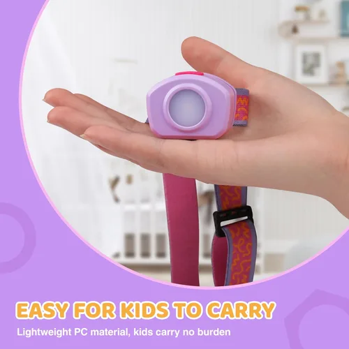 Miniatura 8 de EverBrite Linterna frontal LED recargable para niños con modo RGB y diadema ajustable, 3 modos multicolor para acampar, leer, explorar, Halloween