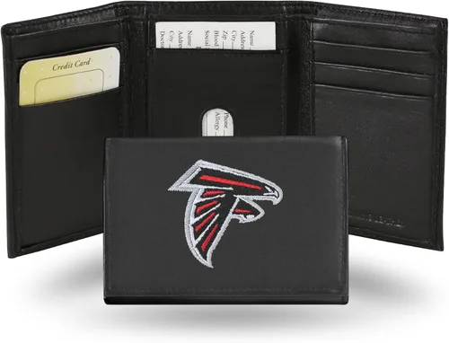 Miniatura 10 de Rico Industries NFL Football Embroidered Tri-fold Wallet