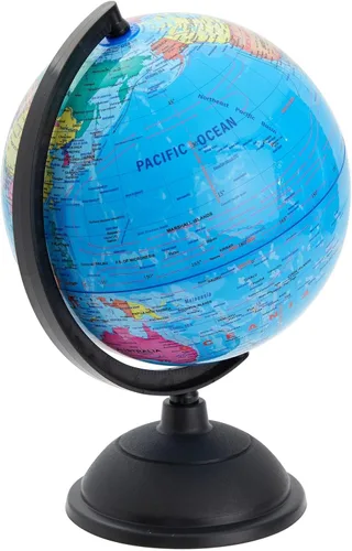 Miniatura 7 de Globo terráqueo con soporte – Globo terráqueo de escritorio para enseñanza, rotativo – perfecto para niños, estudiantes de geografía, profesores