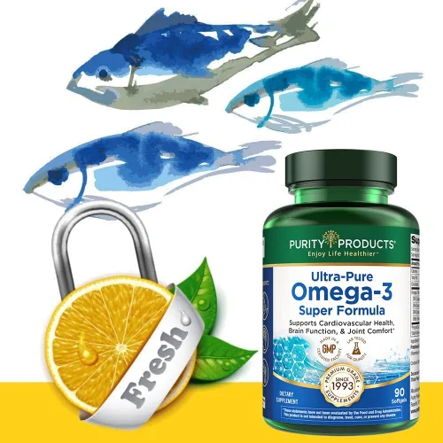 Miniatura 3 de Purity Products - Cápsulas blandas Ultra Pure Omega 3 Super Formula 90
