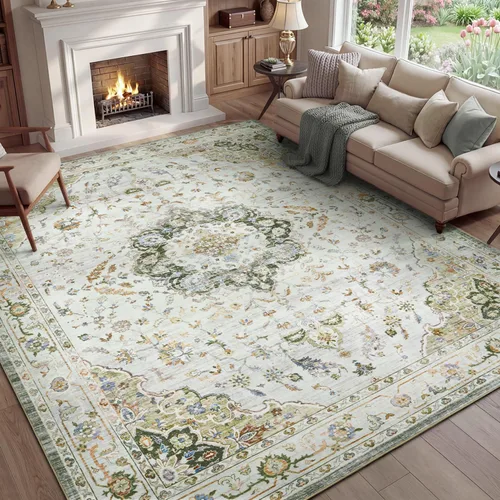 Miniatura 13 de PADOOR Alfombra de pasillo de 2 x 10 pies, suave, beige, lavable, para dormitorio, alfombra larga antideslizante para pasillos, entrada, lavandería