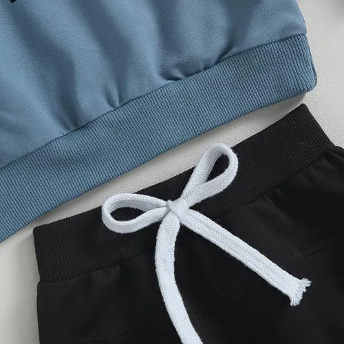 Miniatura 6 de Conjunto de sudadera de manga larga para bebé, ropa de otoño e invierno