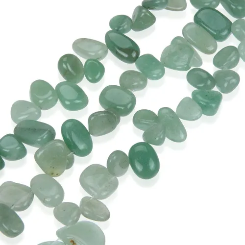 Miniatura 38 de Adabele GZ6-45 - Cuentas sueltas Keishi de pétalos de amazonita natural de 15 pulgadas a 0.787 in, forma libre, para hacer joyas artesanales