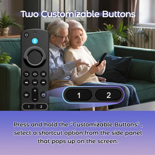 Miniatura 5 de Reemplazo de control remoto de TV compatible con Insignia Fire Series, Pioneer, Cube, Smart TV, para FireStick