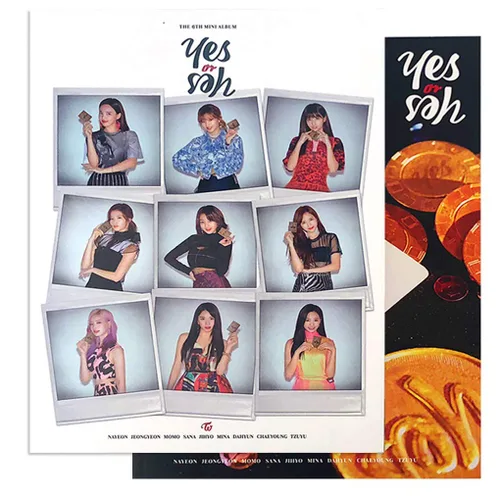 TWICE 6º Mini álbum - SI O SI B ver. Photobook+Photocards+Tarjeta Sí o Sí+Seguimiento Sellado