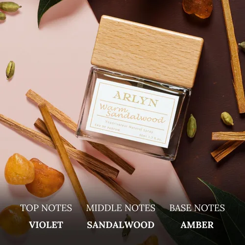 Miniatura 3 de ARLYN - Eau De Parfum de sándalo cálido inspirado en San.t.al 33, perfume de larga duración para hombres y mujeres, vegano y respetuoso con el medio