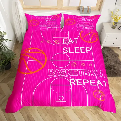 Miniatura 8 de jejeloiu Juego de ropa de cama de fútbol para niños, tamaño individual, juego de funda de edredón de fútbol para niños y niñas, funda de edredón