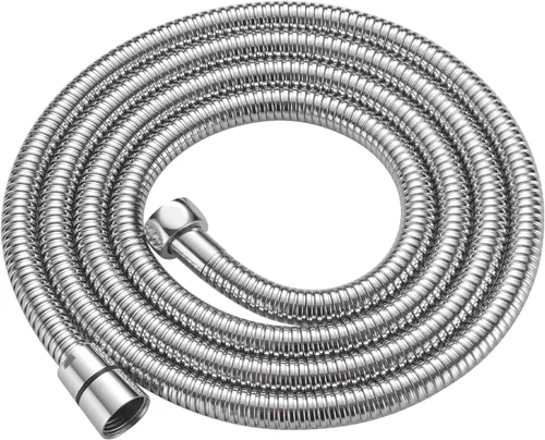 Miniatura 13 de RUMOSE Manguera de ducha de 69 pulgadas, manguera de extensión de cabezal de ducha de acero inoxidable extra larga, accesorio de tubo de ducha Negro