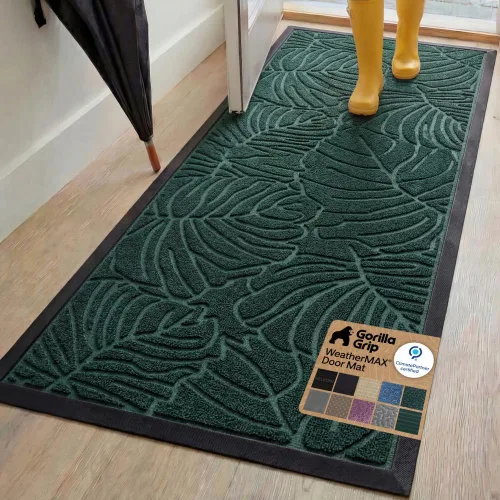 Miniatura 112 de Gorilla Grip - Tapete WeatherMax todoterreno 100% impermeable, caucho natural, resistente a manchas y decoloración, perfil bajo, interior y Grafito