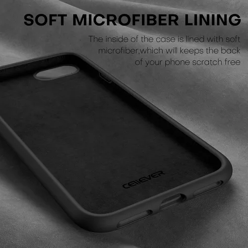 Miniatura 7 de CellEver Funda de silicona resistente para iPhone SE 2022 (3ª generación)/iPhone SE 2020 (2ª generación)/iPhone 8/7 - Protección militar contra