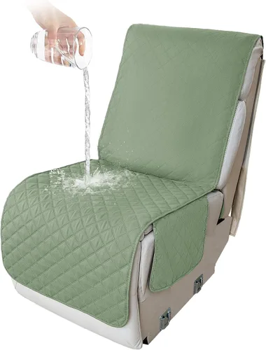 Miniatura 186 de HDCAXKJ Fundas de sofá seccional reclinable 100% impermeable, forma de L, funda de sofá reclinable lavable acolchada suave para mascotas, perro