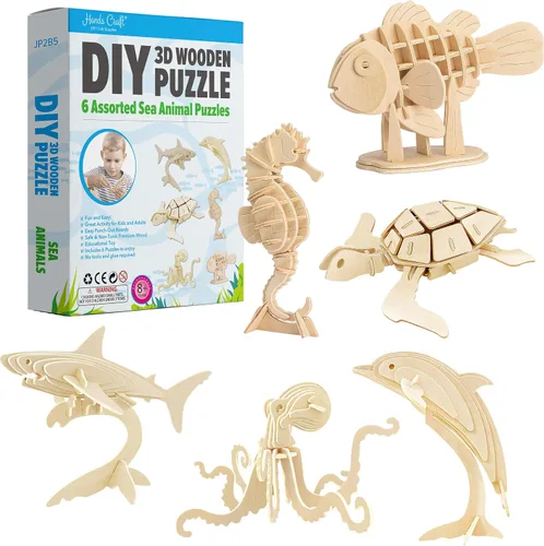 Miniatura 12 de Hands Craft - Juego de rompecabezas de madera 3D