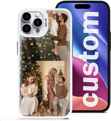 Miniatura 11 de Fundas de teléfono personalizadas para iPhone 16 15 14 13 12 11 Pro/Max/Plus/XR/XS/X, crea tu propia funda con foto - Funda personalizada para 1 Foto