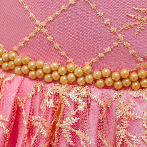 Miniatura 5 de NNJXD Vestido de princesa para bebé, con flores, para cumpleaños, bodas, fiestas
