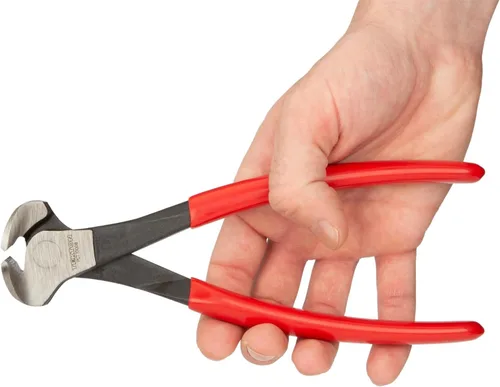 Miniatura 6 de TEKTON Alicates de corte de extremo de 8 pulgadas PCT10008, rojo
