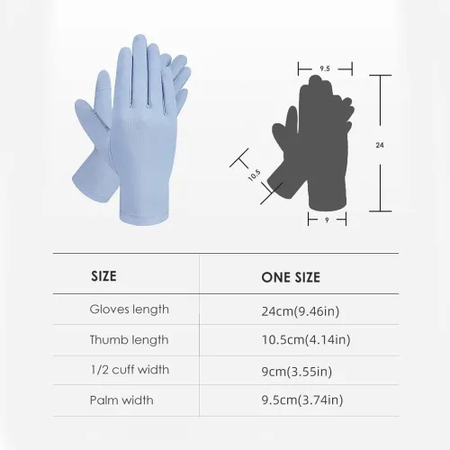 Miniatura 2 de Guantes de entrenamiento de verano para hombre con pantalla táctil, protección solar UV UPF 50+, guantes de fitness para conducir, pesca, ciclismo