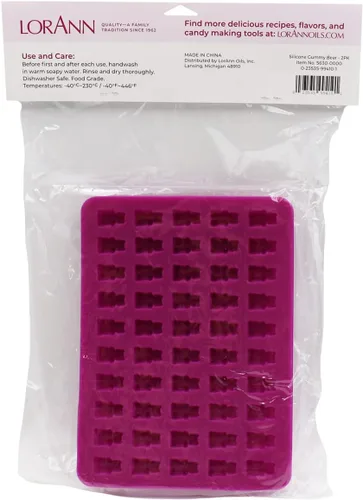 Miniatura 2 de LorAnn - Moldes de silicona para ositos de gomitas, paquete de 2