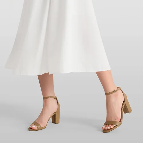 Miniatura 7 de DREAM PAIRS - Sandalias de tacón grueso y bajo para mujer